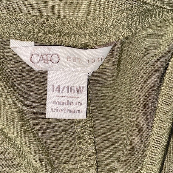 Cato green top size 16/18W - Picture 3 of 5